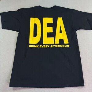 Vintage Anvil Sunset Grille Marco Island FL Shirt Mens L Black Short Sleeve